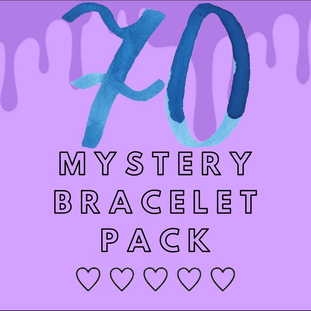 70 mystery bracelets